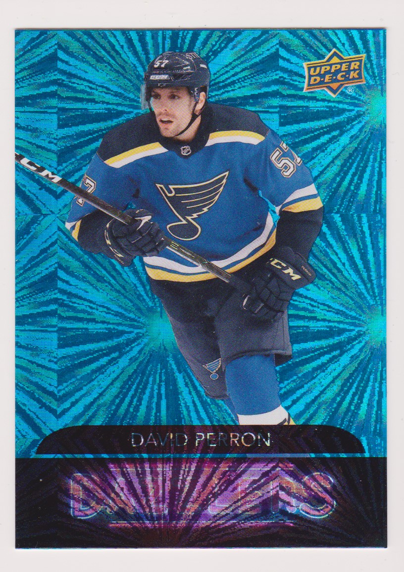 2020-21 Upper Deck Dazzlers #DZ136 David Perron (image for) 2020-21 Upper Deck Dazzlers #DZ136 David Perron